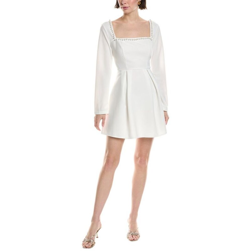 Hl Affair Womens  Mini Dress, White